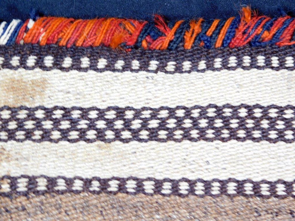 Tribal Afghan Camel Saddle Bag Hand Knotted Wool Blanket Rug - 14