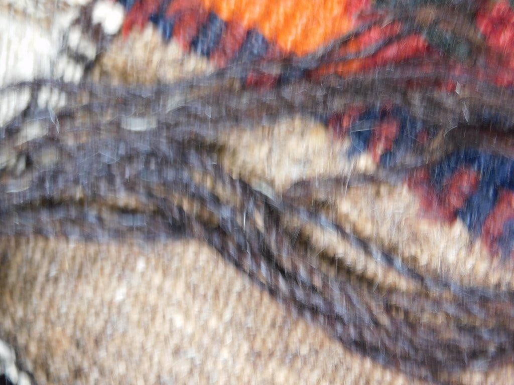 Tribal Afghan Camel Saddle Bag Hand Knotted Wool Blanket Rug - 19