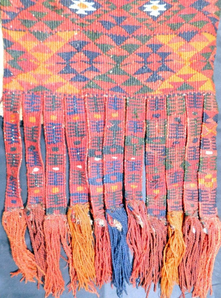 Tribal Afghan Camel Saddle Bag Hand Knotted Wool Blanket Rug - 5