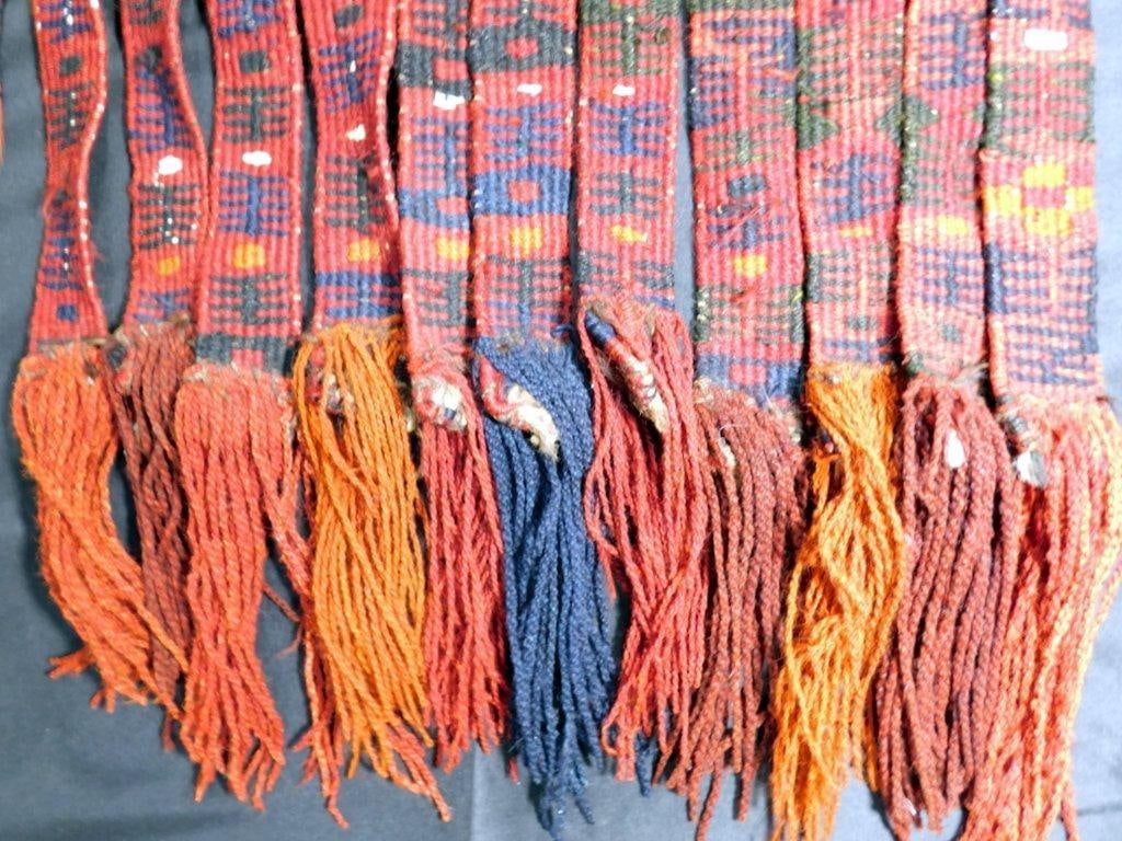 Tribal Afghan Camel Saddle Bag Hand Knotted Wool Blanket Rug - 7