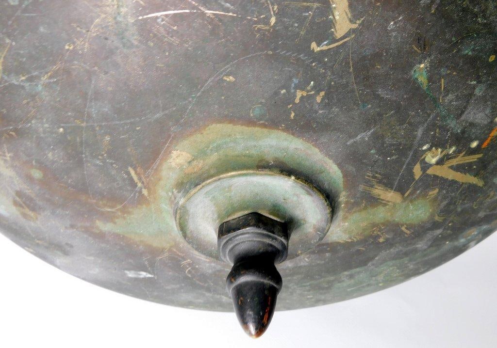 Charles Cory & Son N.Y. Steam Ship Engine Room Brass Signal Bell - 4