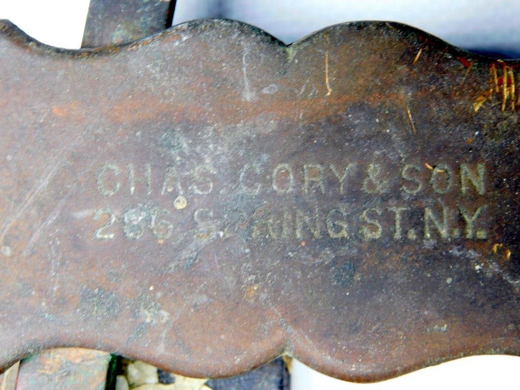 Charles Cory & Son N.Y. Steam Ship Engine Room Brass Signal Bell - 7