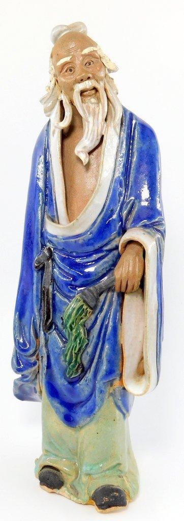 Chinese Shiwan Pottery Mudman Figure (1 of 6)