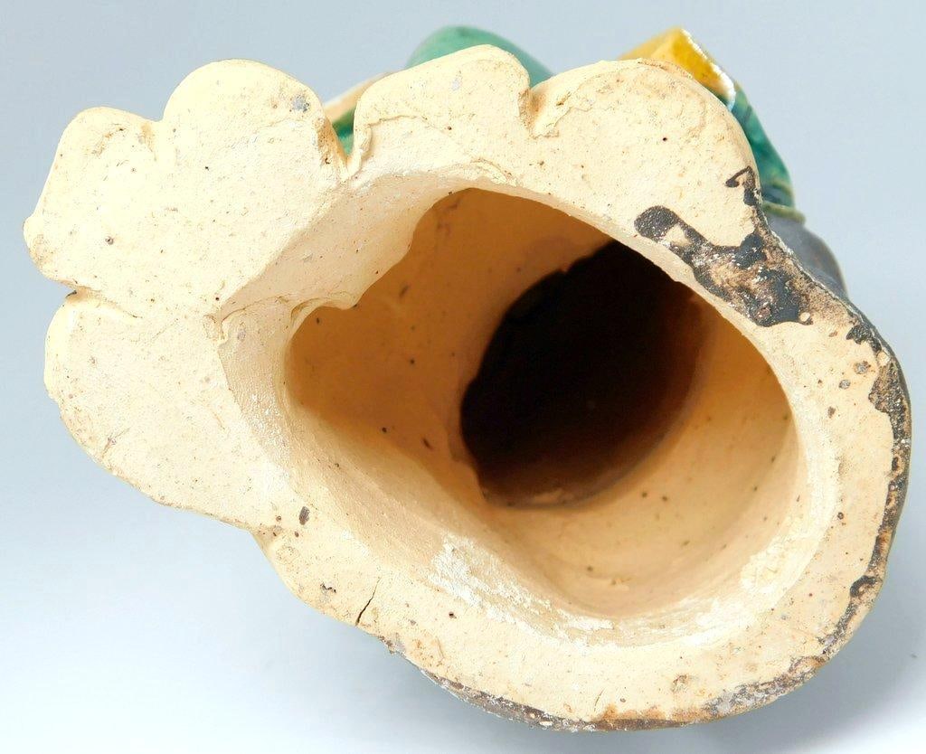 Chinese Mudman Figure, Wise Man w/ Scroll and Fan - 4