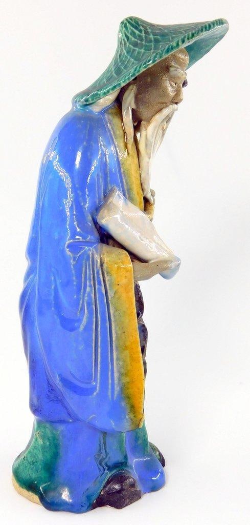 Chinese Shiwan Ceramic Mudman Figurine - 6