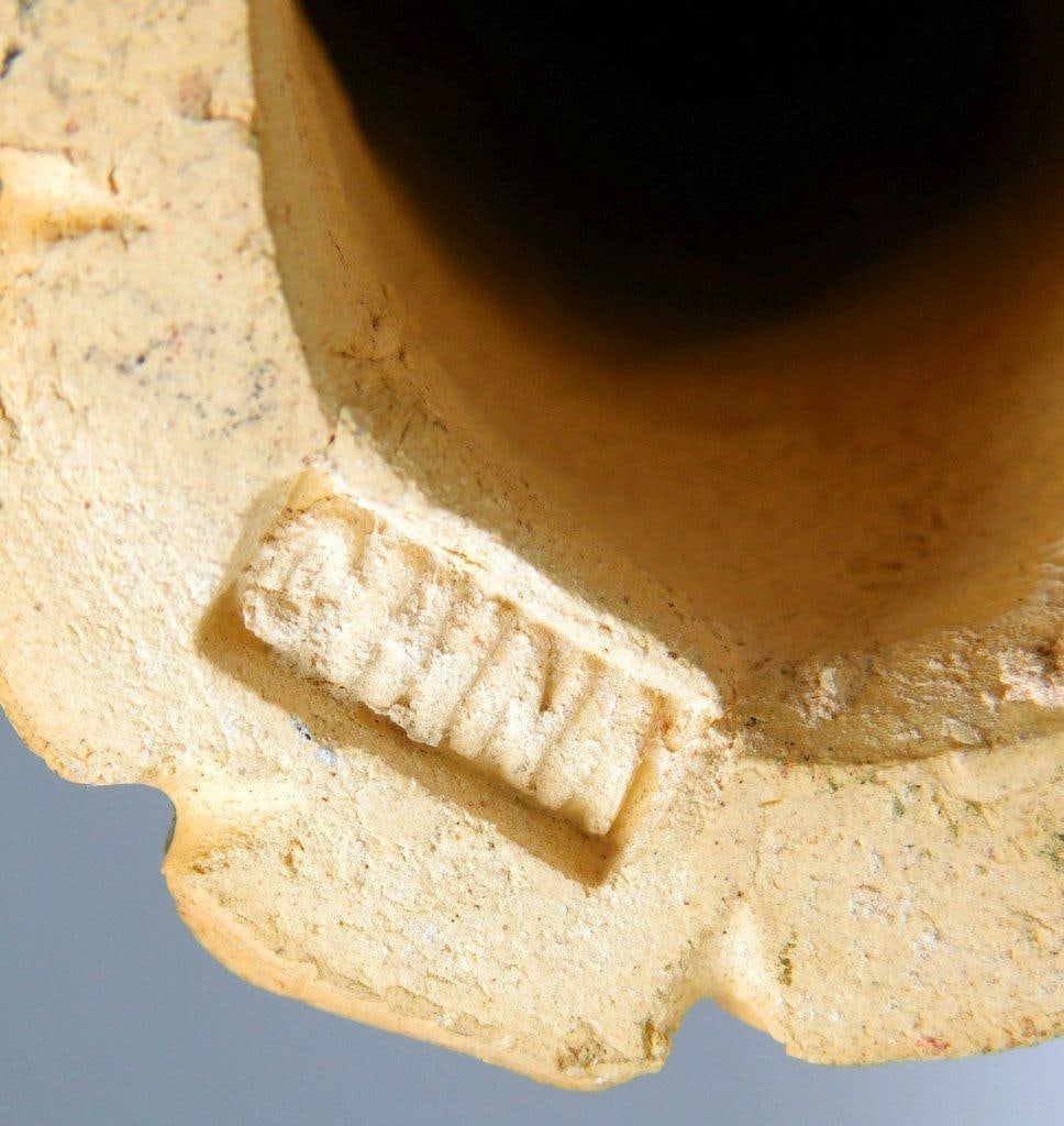 Antique Chinese Mudman, Wise Man w/ Tablet - 5