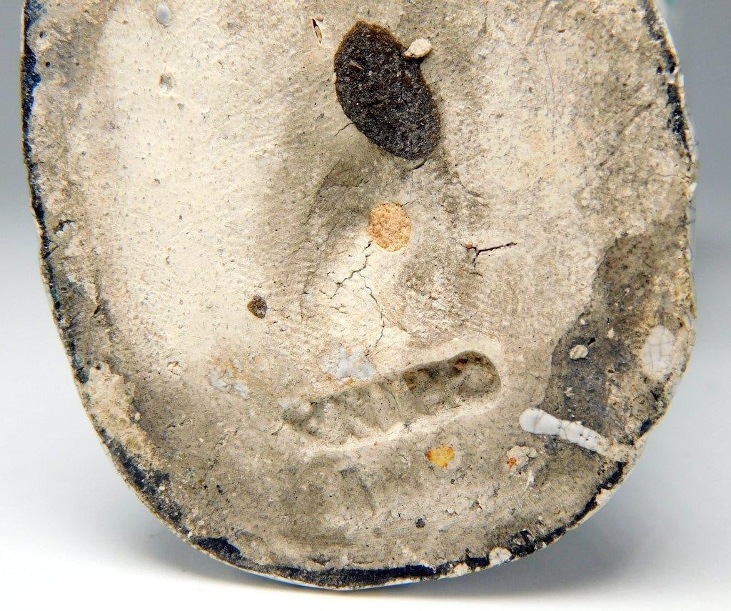 Pair of Chinese Mudmen Hand-Sculpted Figures - 6