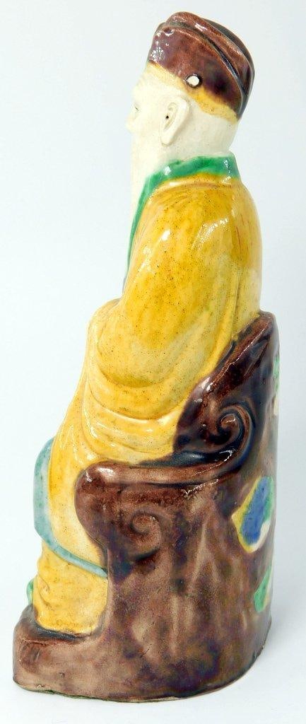 Chinese Pottery Figurine of Zhang Guolao - 3