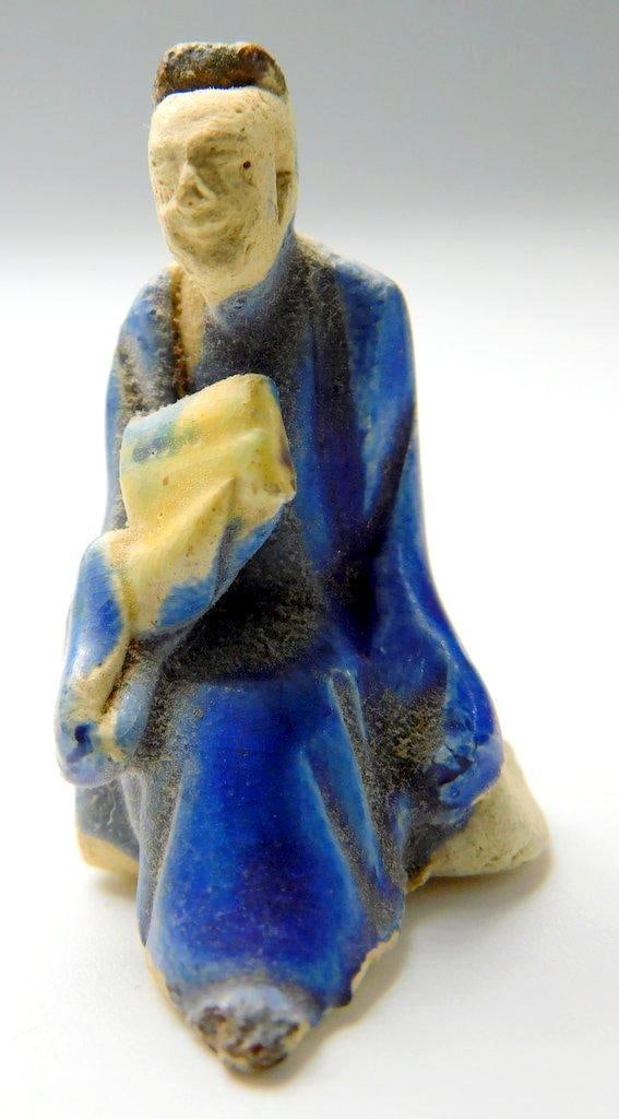 Grouping of Chinese Mudmen Figurines, (5) - 10