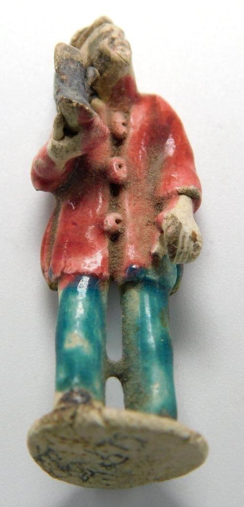 Grouping of Chinese Mudmen Figurines, (5) - 11