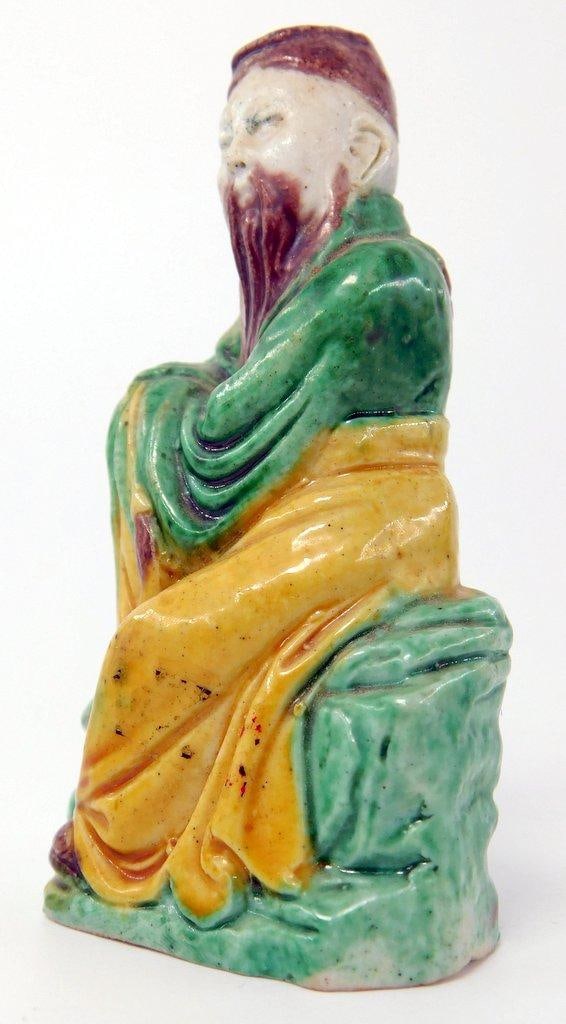 Grouping of Chinese Mudmen Figurines, (5) - 3