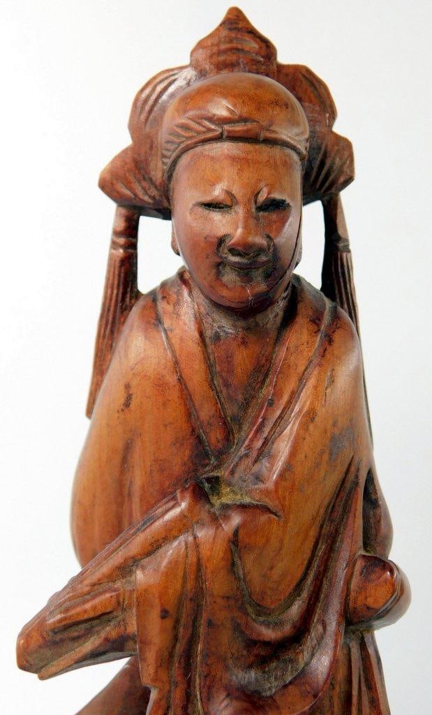 Chinese Root Carving Sage Sculpture - 2