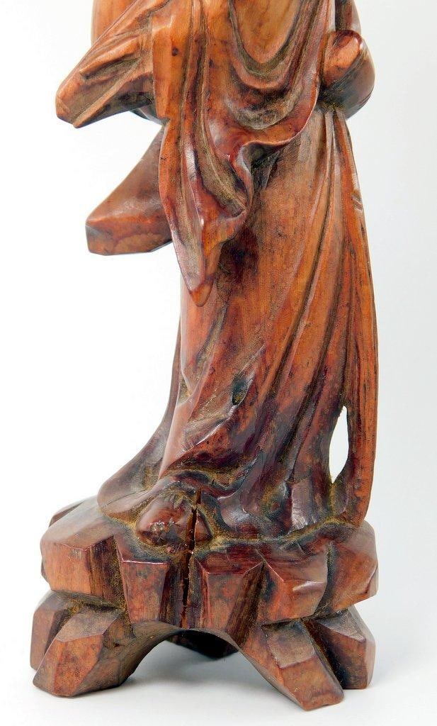 Chinese Root Carving Sage Sculpture - 3
