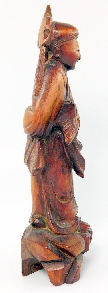 Chinese Root Carving Sage Sculpture - 4