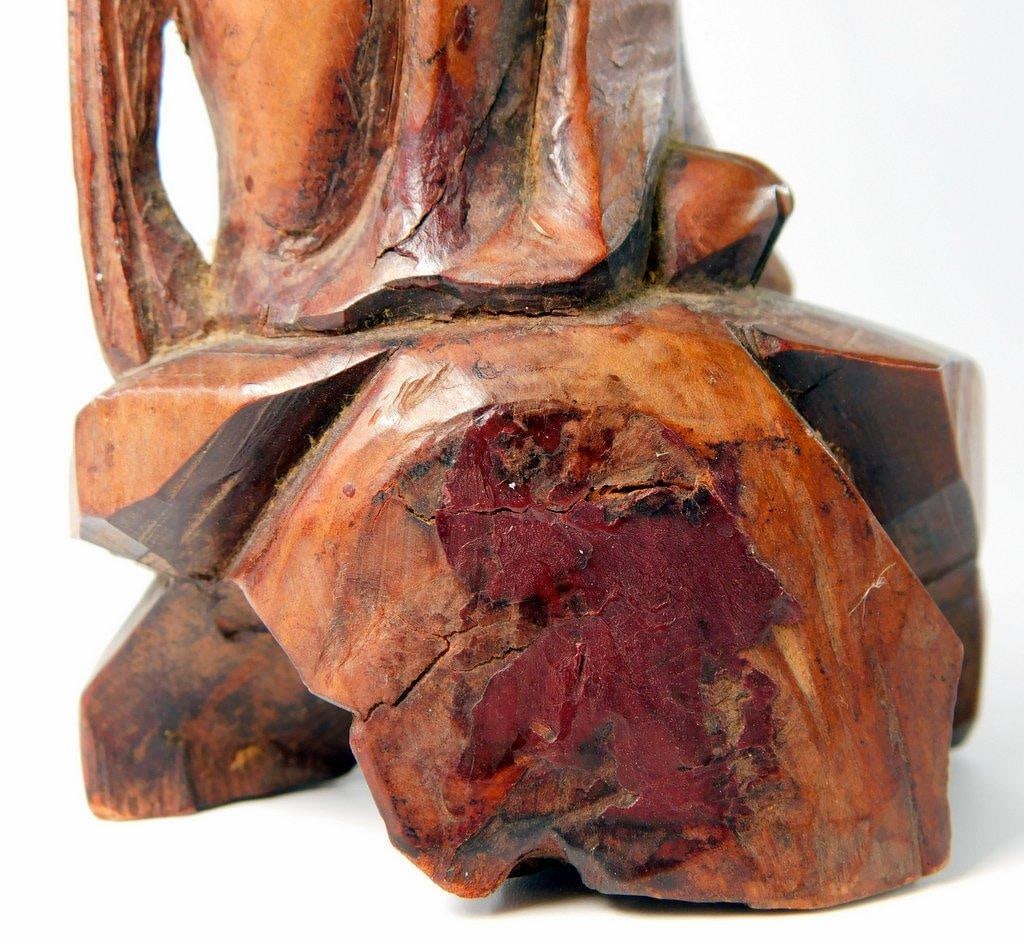 Chinese Root Carving Sage Sculpture - 7