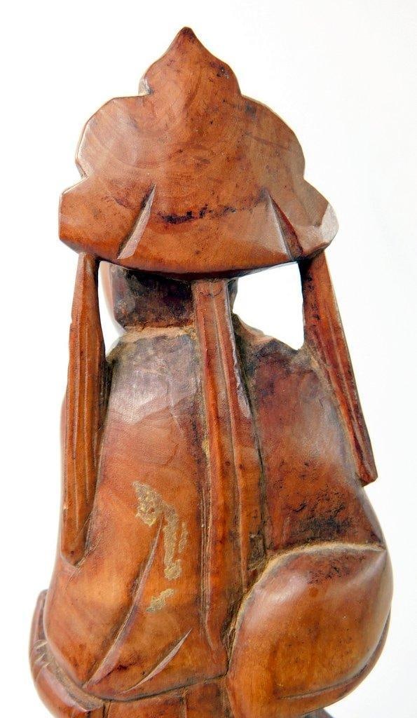 Chinese Root Carving Sage Sculpture - 8