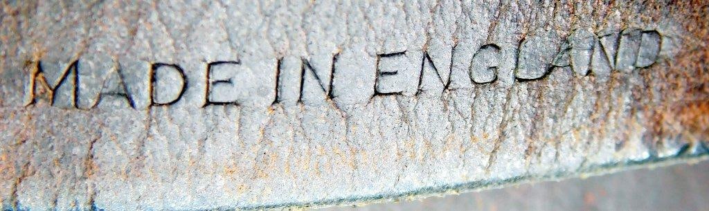 Antique English Hunting Glass Saddle Fask in Leather Case - 14