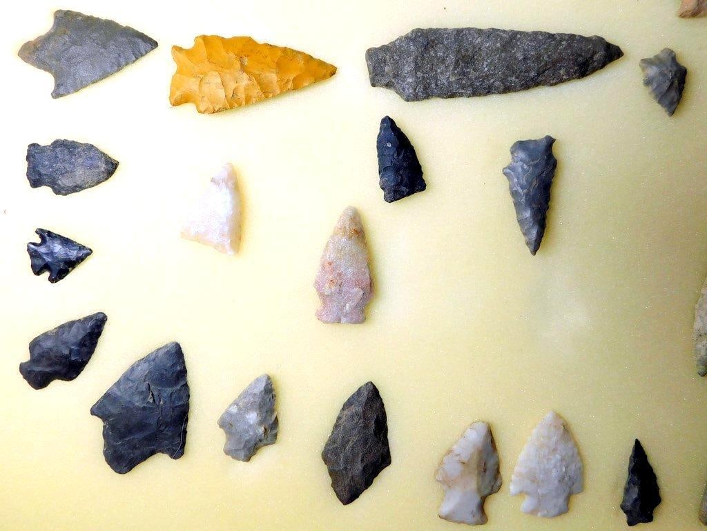 Collection of Pennsylvania Found Native American Projectile Points - 8
