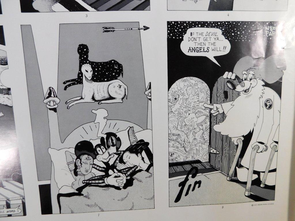 1971 Neon Park Studio 'Chemical Wedding' Comic Art Poster - 5