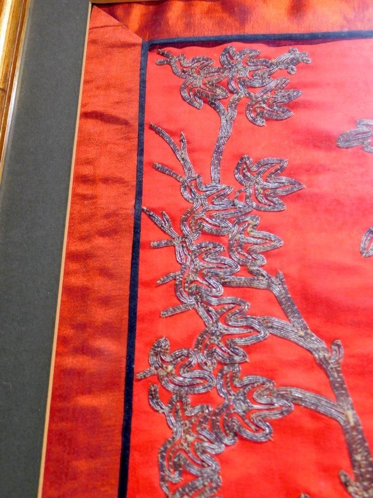 Framed Chinese Silk Embroidery Children at Play Art - 5