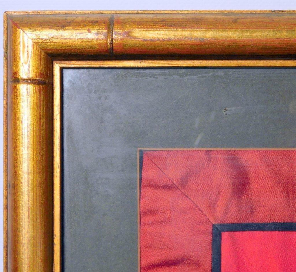 Framed Chinese Silk Embroidery Children at Play Art - 9