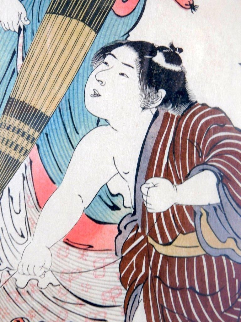 Ukiyo-e Woodblock Print by Torii Kiyonaga - 7