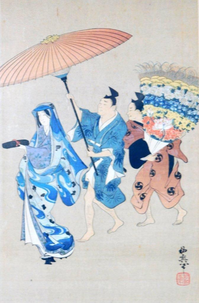 Pair of Framed Japanese Woodblock Prints - 3