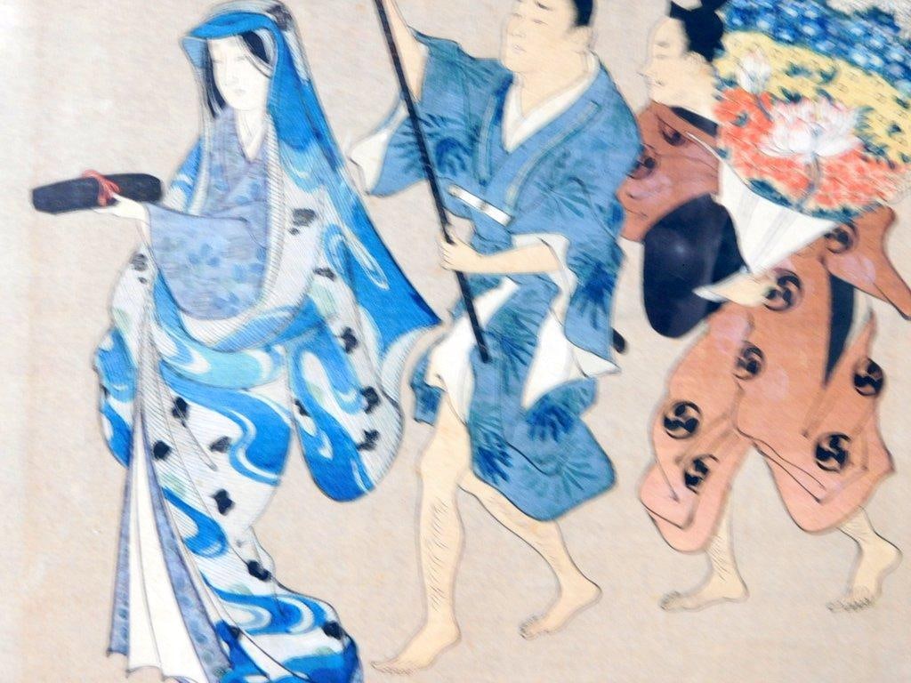 Pair of Framed Japanese Woodblock Prints - 6