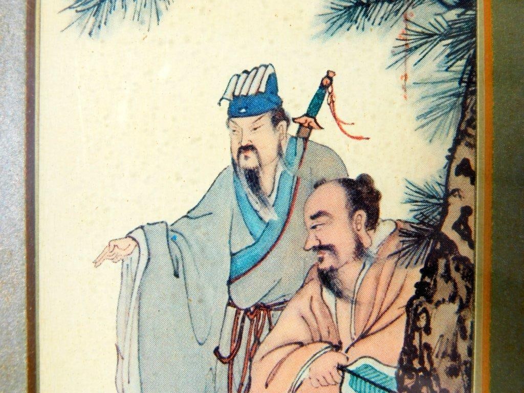 Matched Pair of Framed Chinese Paintings, Likely Gouache on Silk - 4