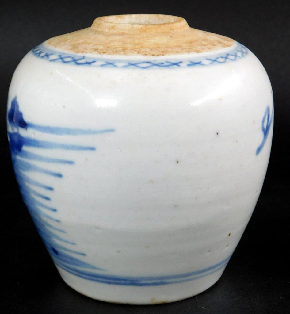 Pair of Smaller Chinese Blue-and-White Porcelain Ginger Jars - 3