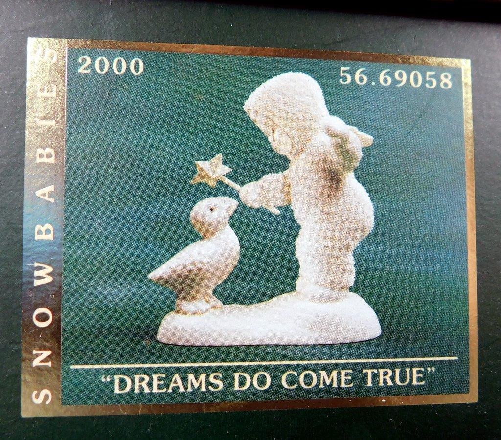 Department 56 Snowbabies Figures: 'I've Got My Eyes on You' & 'Dreams Do Come True' - 5