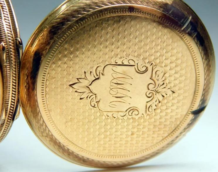 14K Gold 19th Century Pocket Watch Case, Scrap - 6