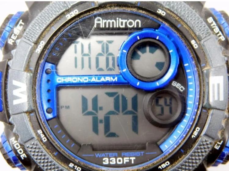 Armitron All-Sport Digital Watch with Chrono Alarm and 330FT Water Resistance - 3