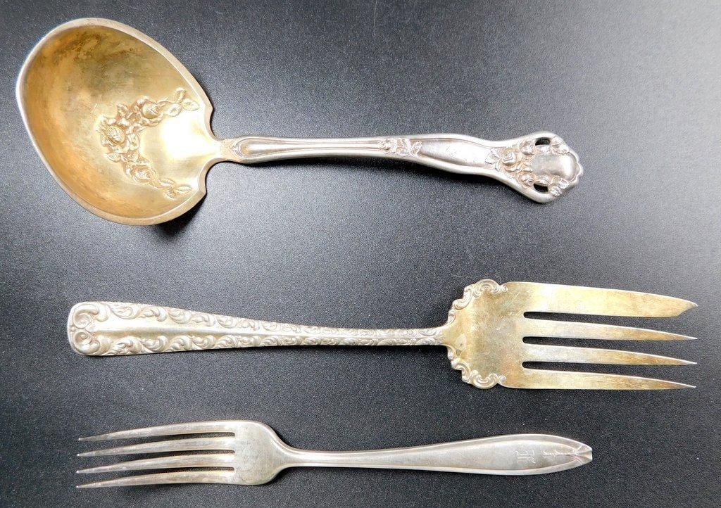 Three Silver-Plated Utensils from Holmes & Edwards, Rogers & Hamilton, and R. Wallace (1 of 11)