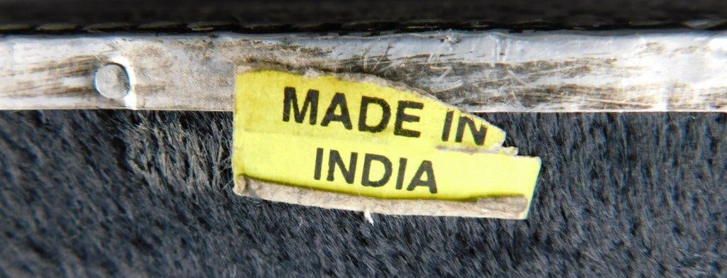 Metal and Wooden Decorative Box with Floral Engravings, Made in India - 7