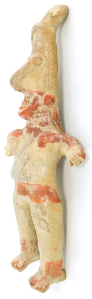 Jalisco Ceramic Female Statue, Pre-Columbian Pottery, Western Mexico - 5