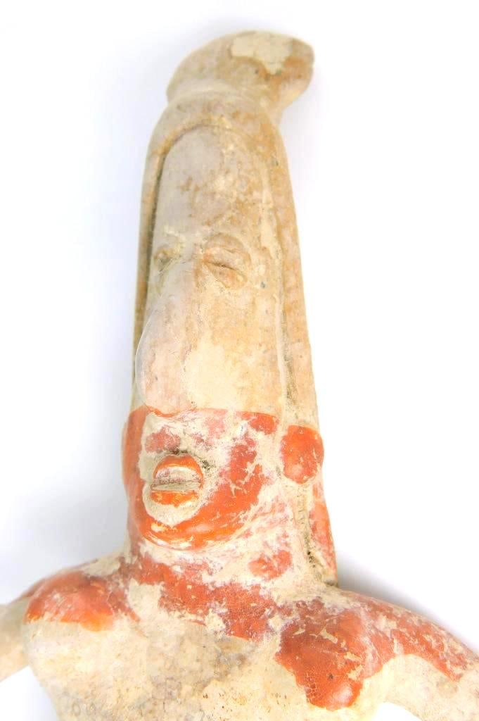 Jalisco Ceramic Female Statue, Pre-Columbian Pottery, Western Mexico - 6
