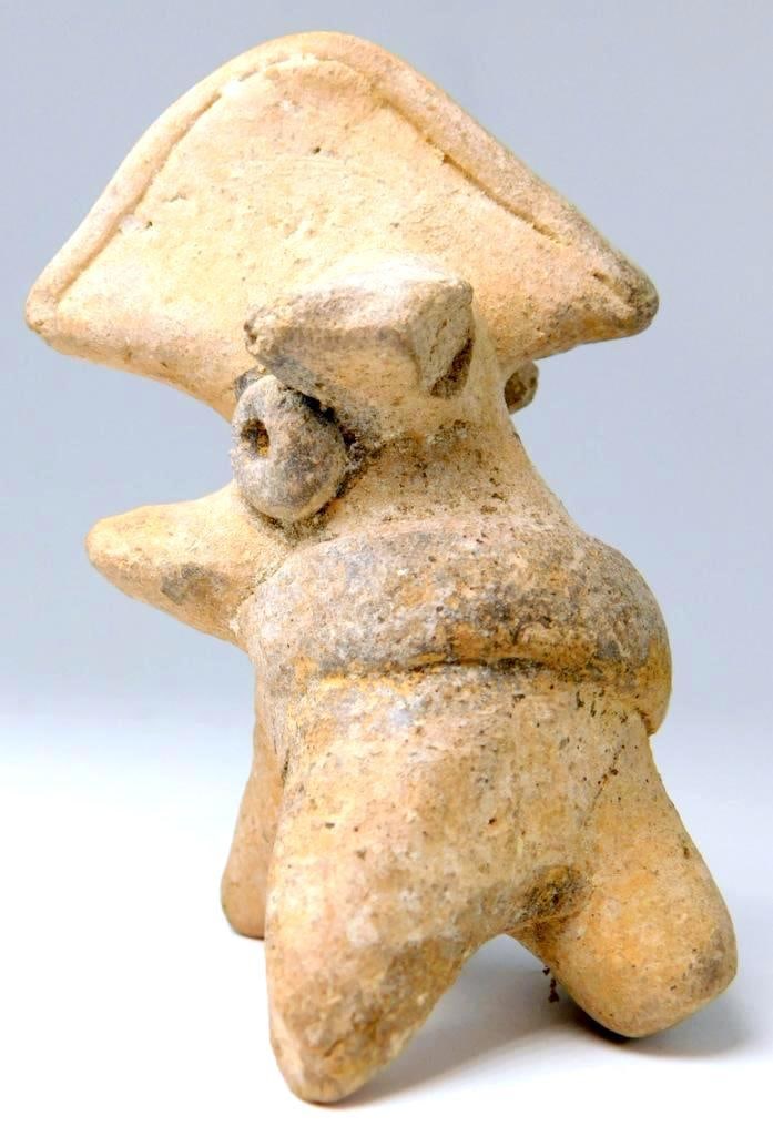 Mayan Culture Terracotta Pottery Pre-Columbian Figure - 4