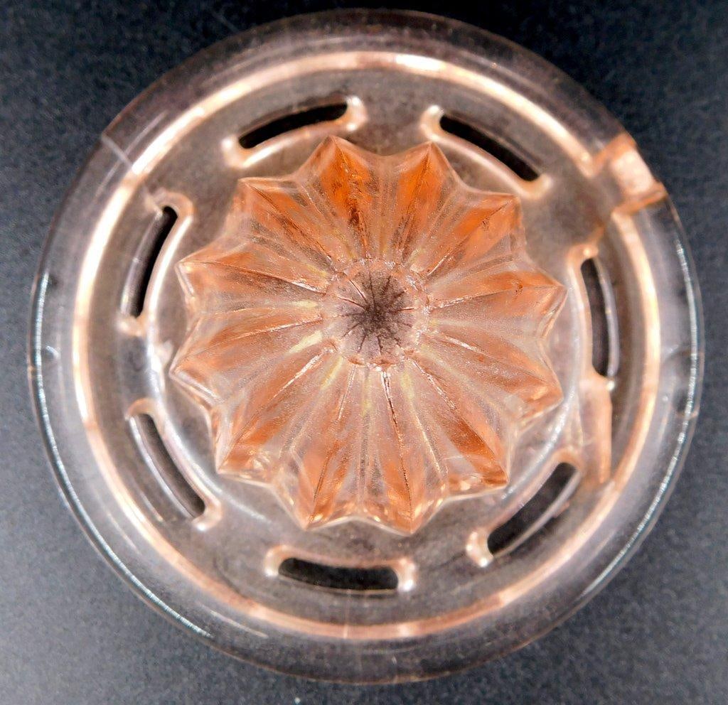 Pink Depression Glass Anchor Hocking Citrus Juicer - 2
