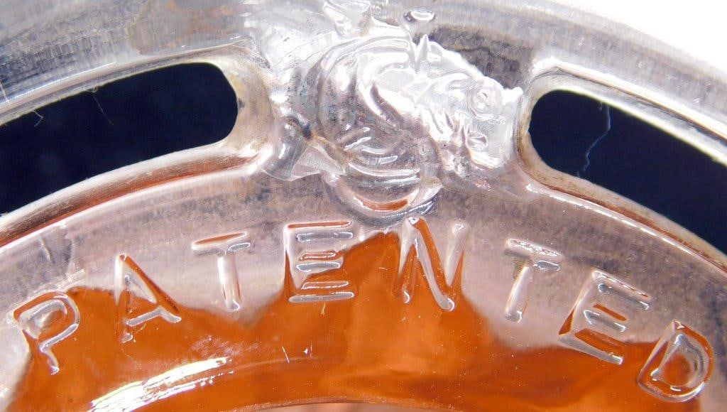 Pink Depression Glass Anchor Hocking Citrus Juicer - 5