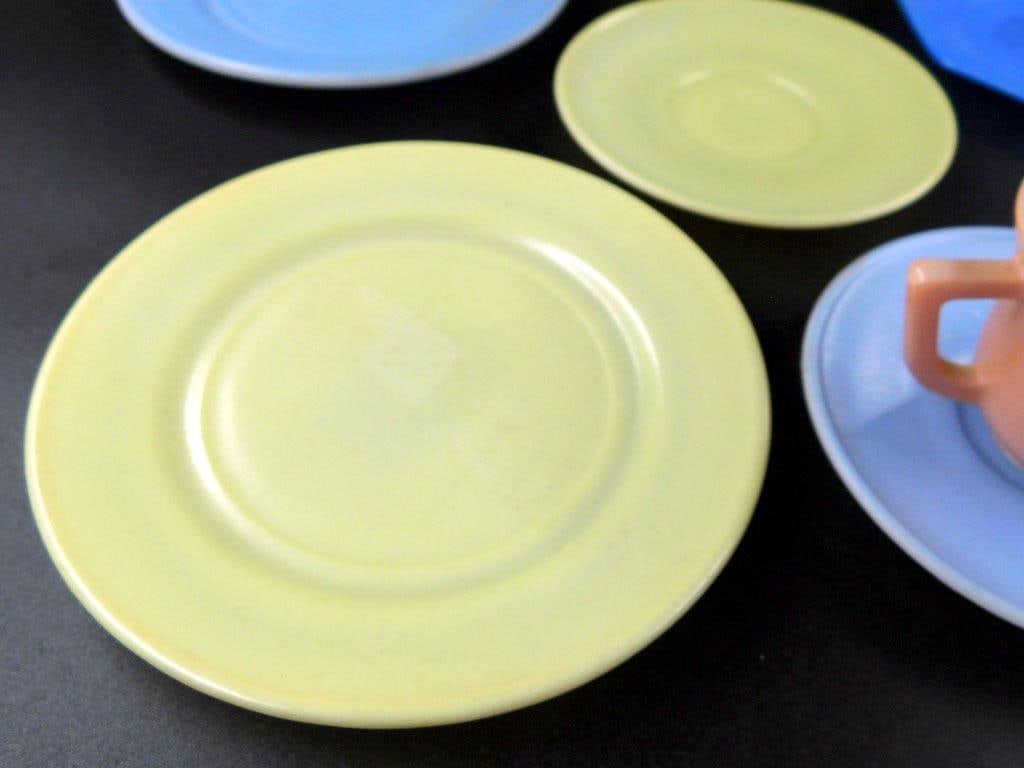 Child-size Jadite Porcelain Dishware, Various Pieces - 13