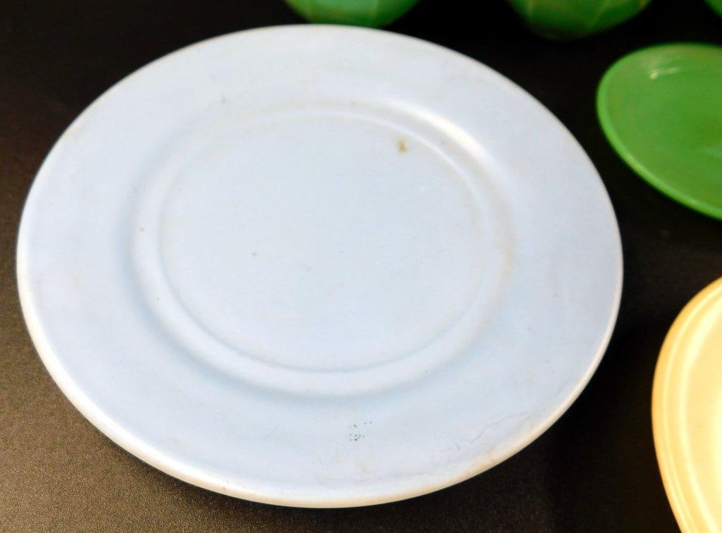 Child-size Jadite Porcelain Dishware, Various Pieces - 5