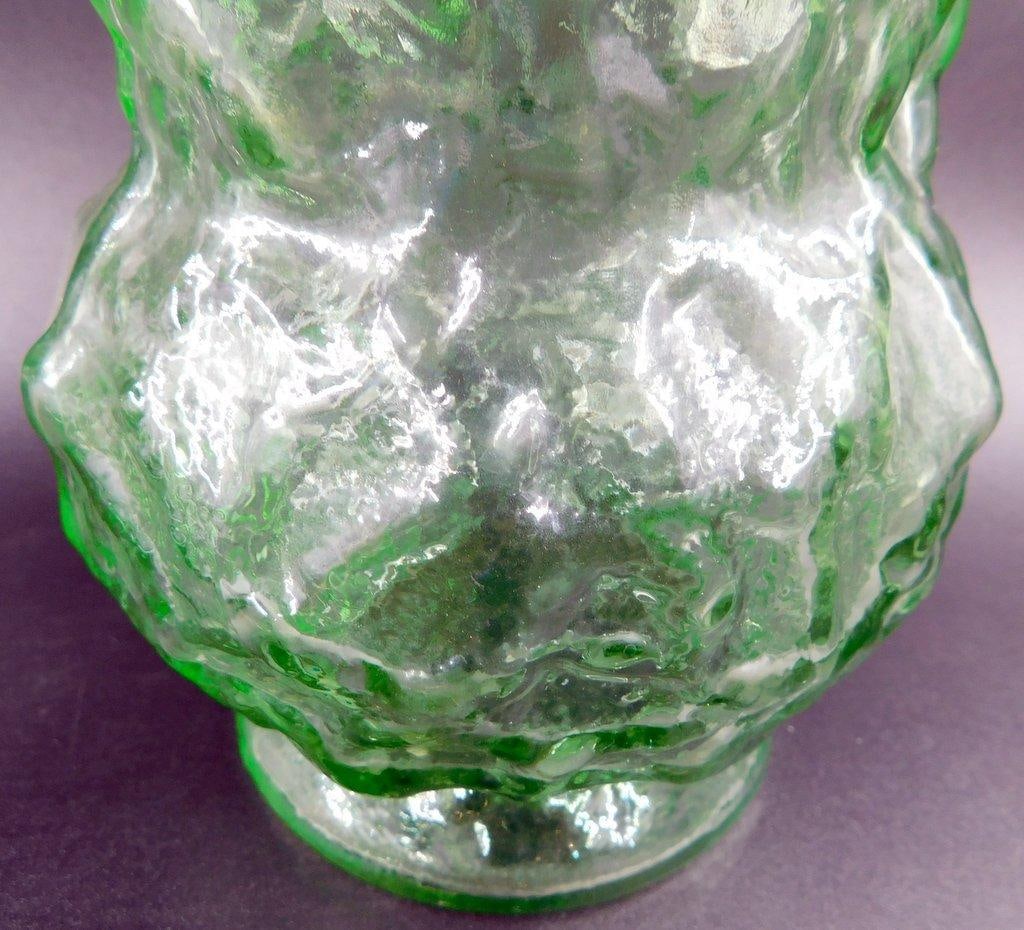Green Depression Glassware, Including Vase, Cups, and Plate Grouping - 8