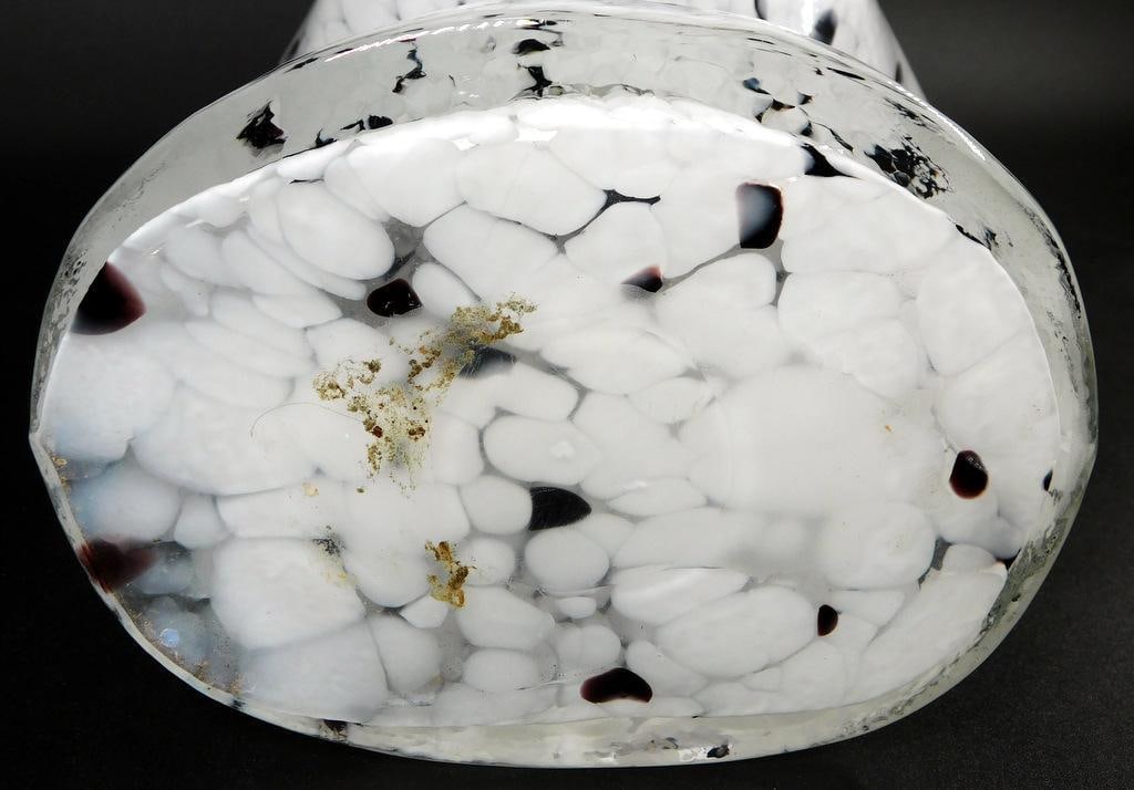 Classic Art Glass Murano Style Female Bust Torso Vase - 11