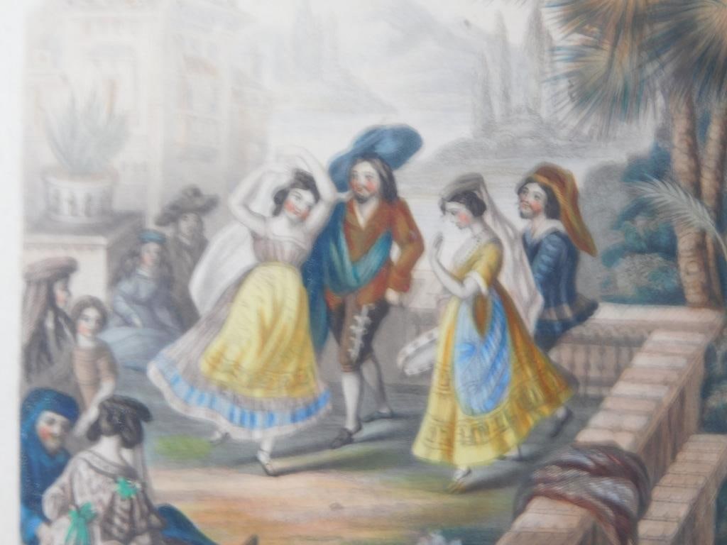 1853 Hand-Colored Engravings of Reads Dances of All Nations, (3) - 12