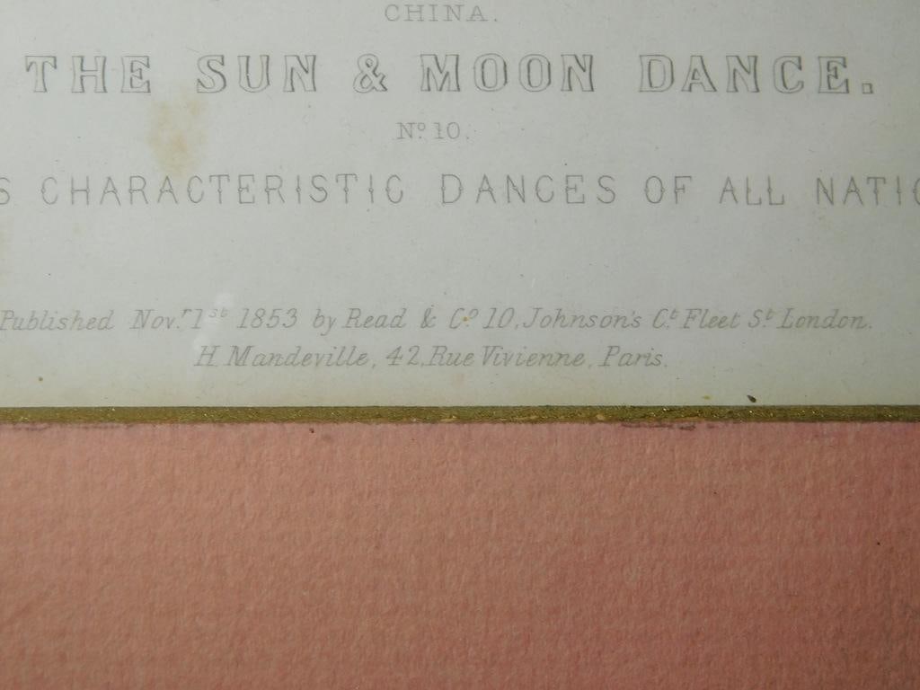 1853 Hand-Colored Engravings of Reads Dances of All Nations, (3) - 8