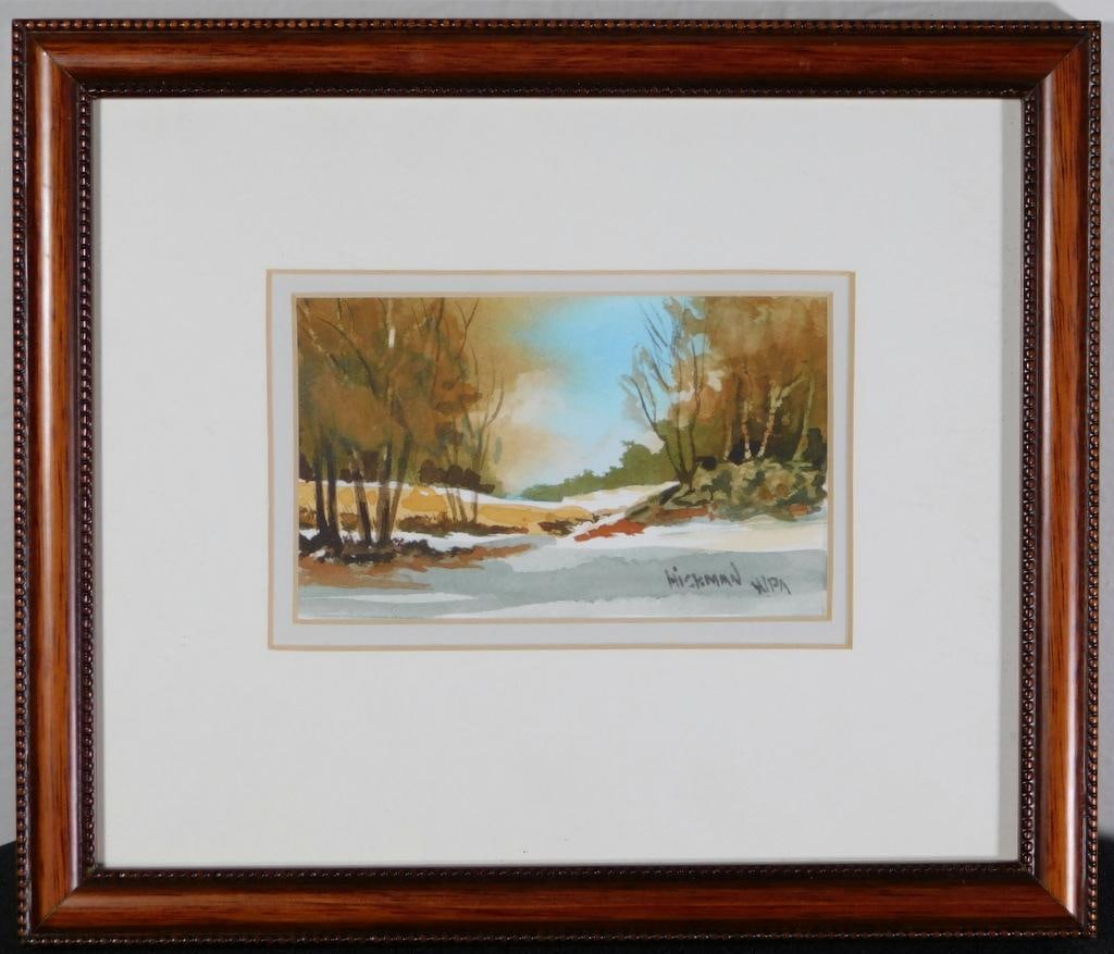WPA Work, Artist Signed Hickman, Framed (1 of 5)