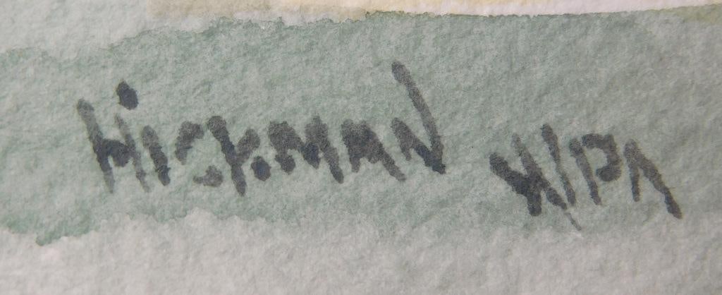 WPA Work, Artist Signed Hickman, Framed - 3