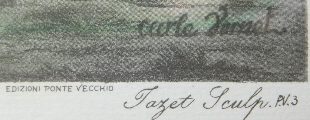 Carle Vernet, Gravure Coloree Les Suites d'une Course, Framed - 9