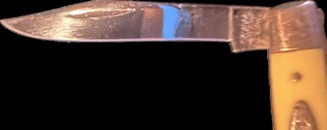 Case XX 3233 - 1970 Yellow Delrin 10 dot - 4